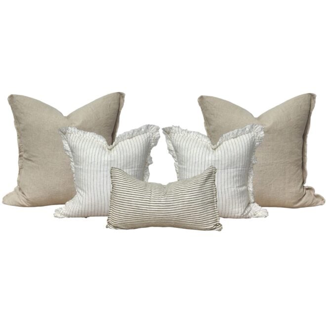 Light Olive Cushion Combination