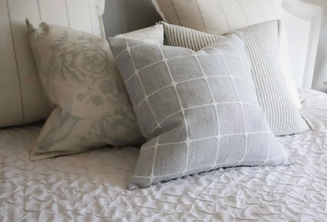 Rosie Light Grey Cushion