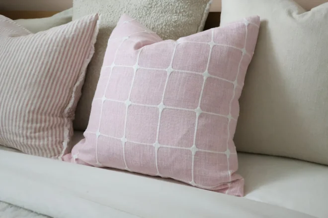 Rosie Baby Pink Cushion