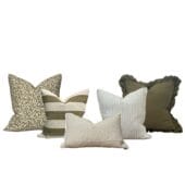 The Dark Olive Cushion Combination