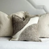 Sienna Grey Fringed Cushion