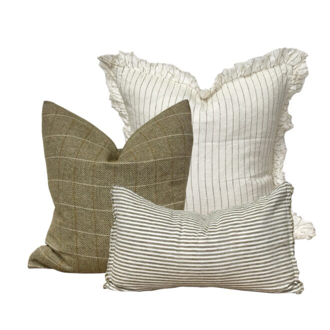 The Country Olive Cushion Combination