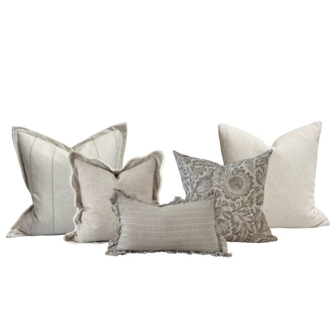 The Cream & Beige Cushion Combination