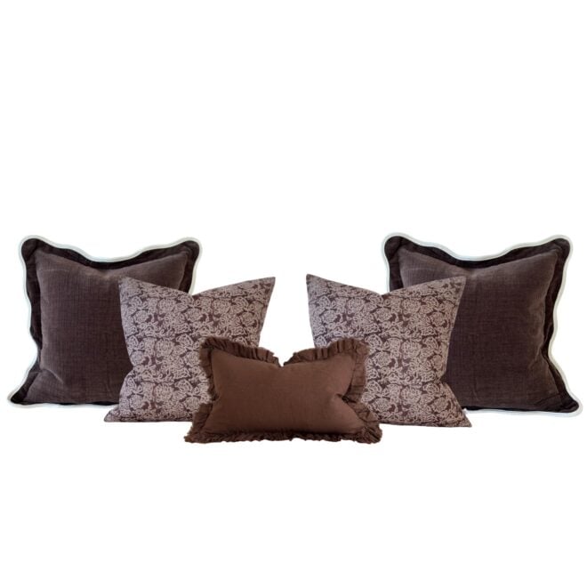 The Dark Coffee Cushion Combination