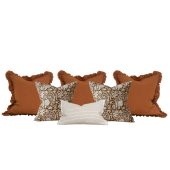 The Ivy Rust Cushion Combination