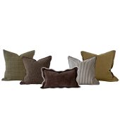The Olive and Brown Cushion Combination
