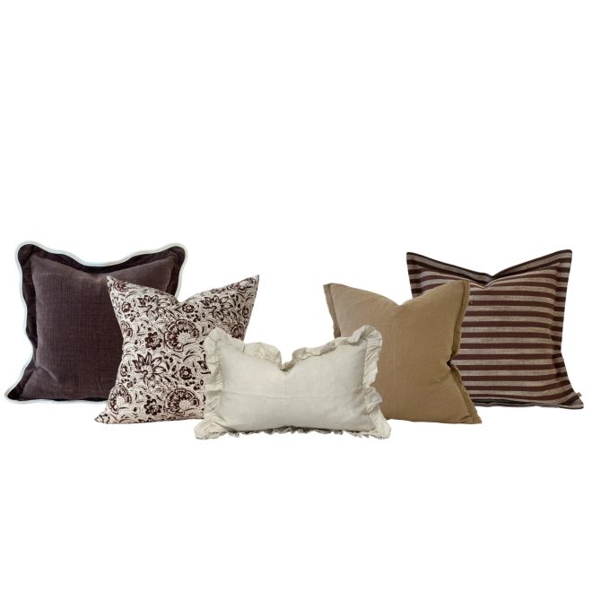 The Rustic Brown Cushion Combination