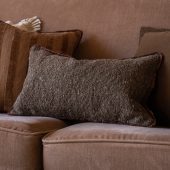 Sofia Brown Boucle Cushion 50x30